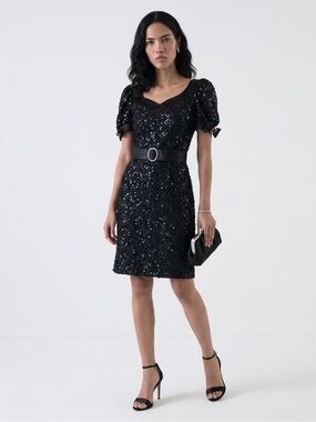 VINTAGE J Benjamin Sequin Cocktail Dress 1980’s